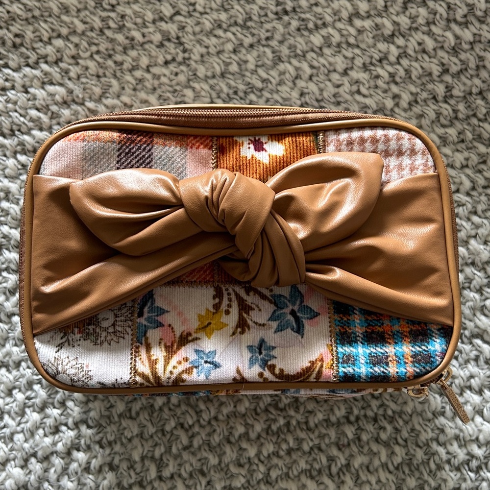 NWT Anthropologie Shiraleah Cosmetics Bag Boho Patchwork Hippie Exclusive - Picture 7 of 12